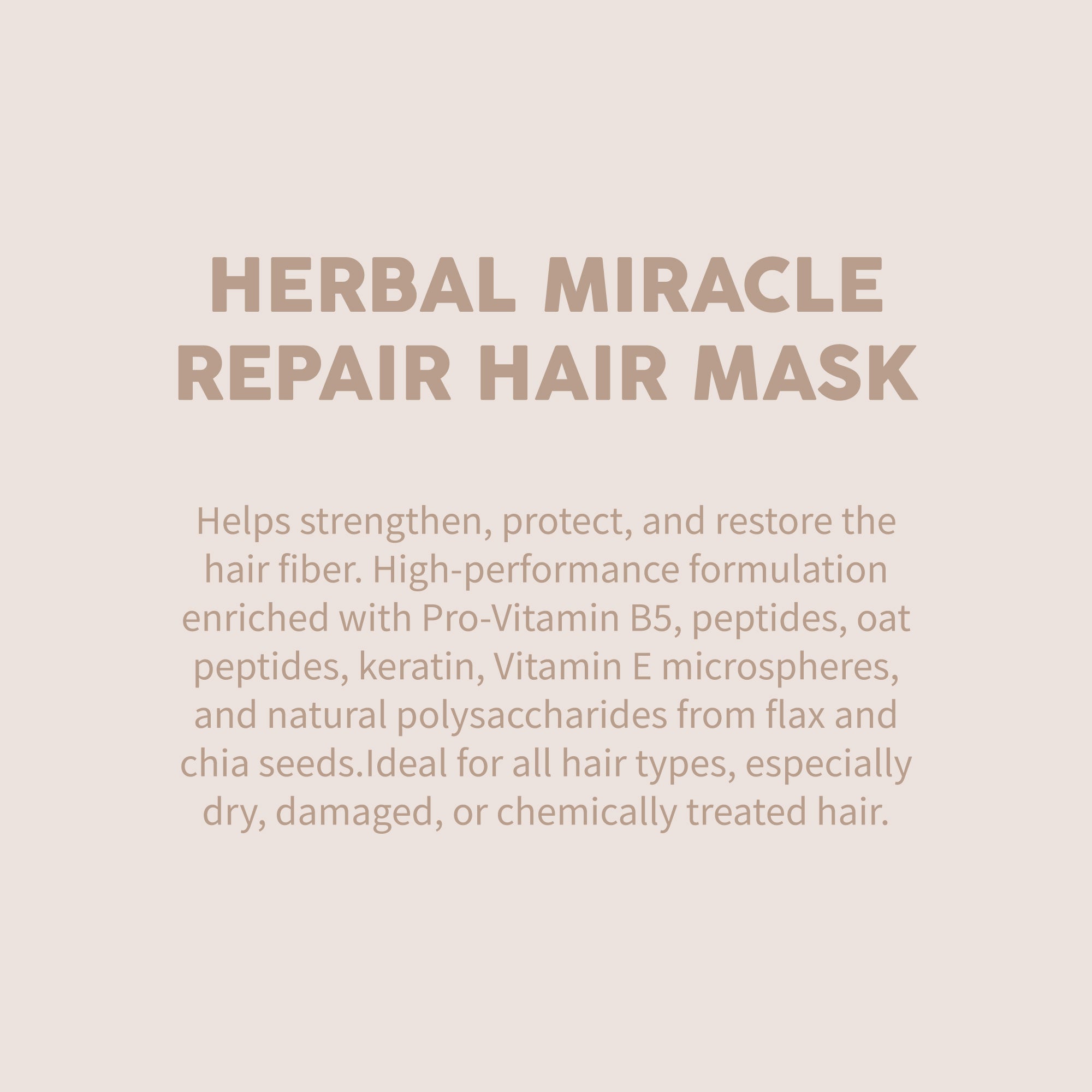 Herbal Miracle Repair Hair Mask